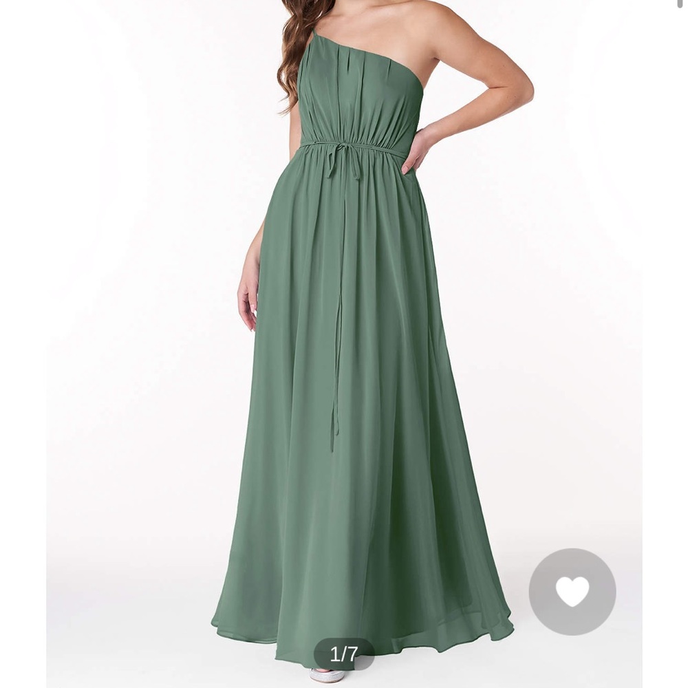 Azazie eucalyptus Hoya dress